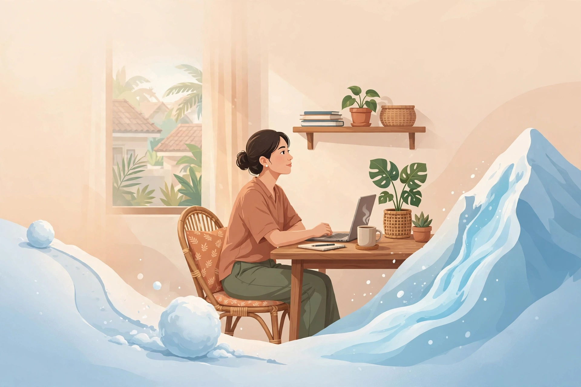 Seseorang mencatat daftar cicilan untuk lunasi utang konsumtif dengan metode snowball dan avalanche